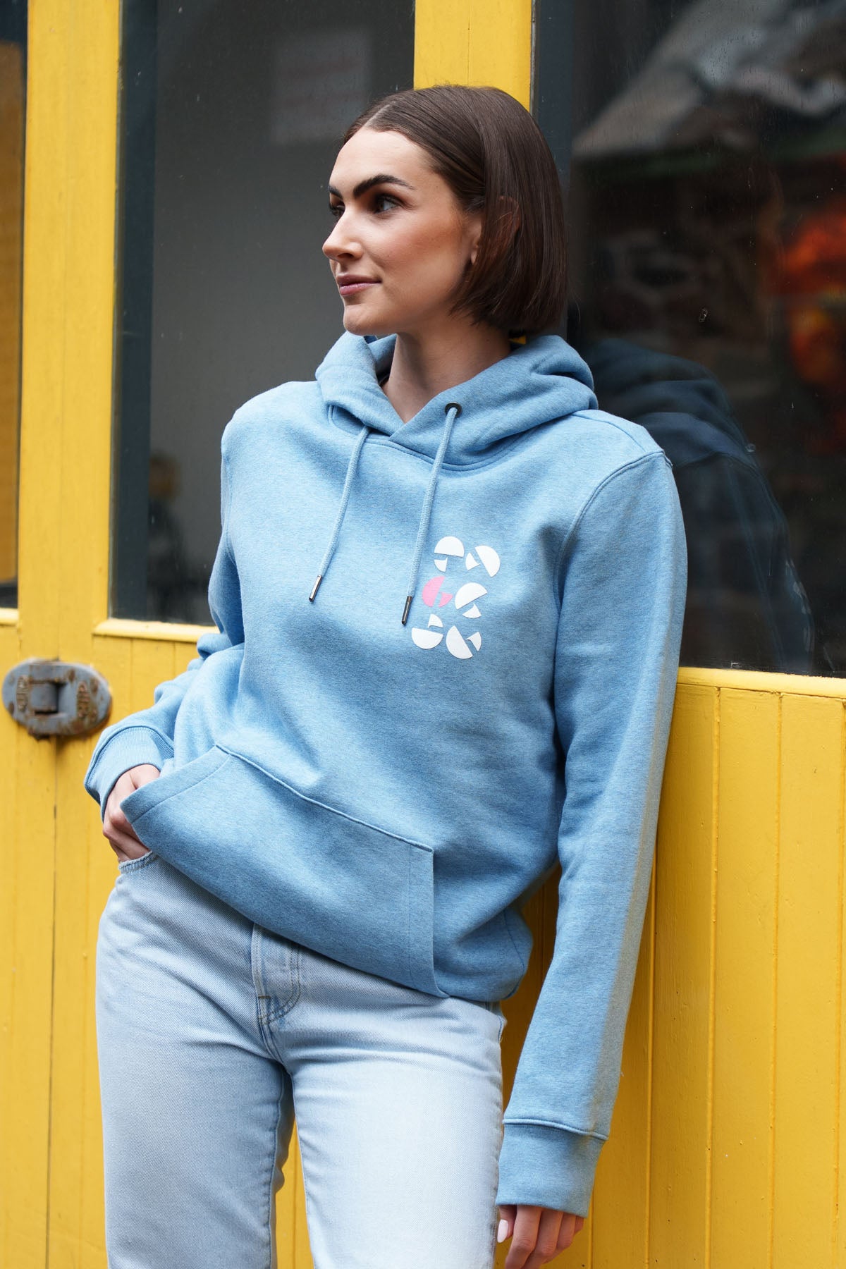 2025 Blue Heather Organic Hoodie (Unisex)