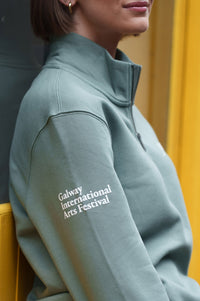 2025 Moss Green Qtr Zip (Unisex)