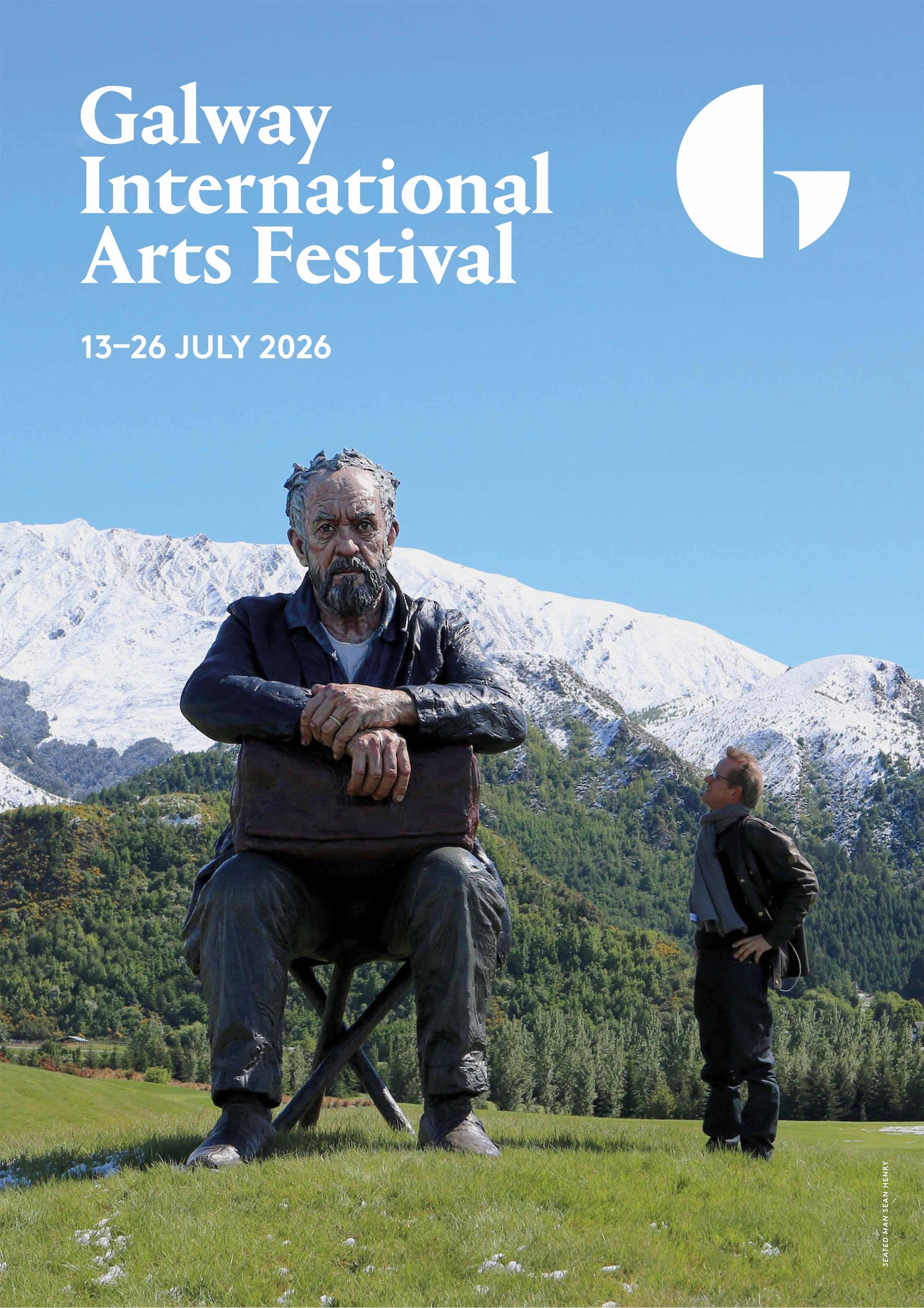 Galway International Arts Festival 2026 Official Poster | Seated by Sean Henry