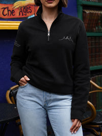 2026 Black Organic Qtr Zip (Unisex)