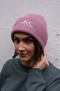 2025 Organic Beanie Dusty Purple