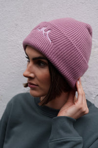 2025 Organic Beanie Dusty Purple