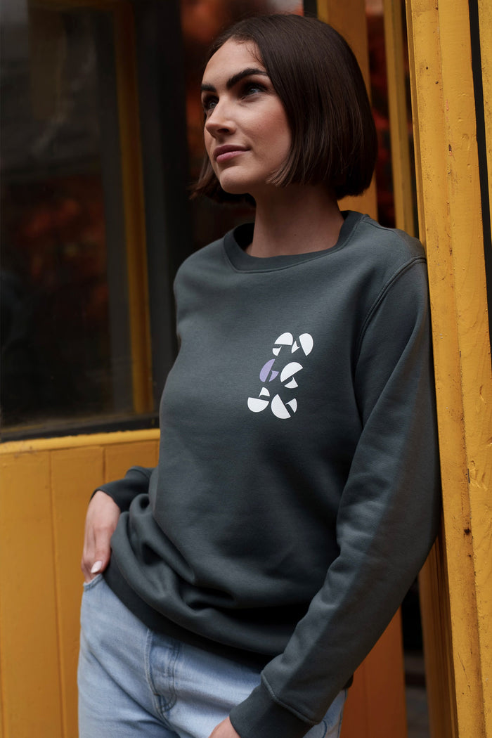 2025 Organic Iron Grey Multi G Sweater (Unisex)