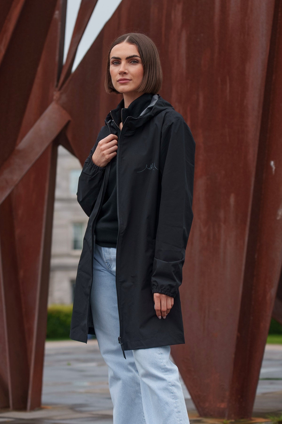 2025 Eco-friendly Unisex Waterproof Jacket (Black)