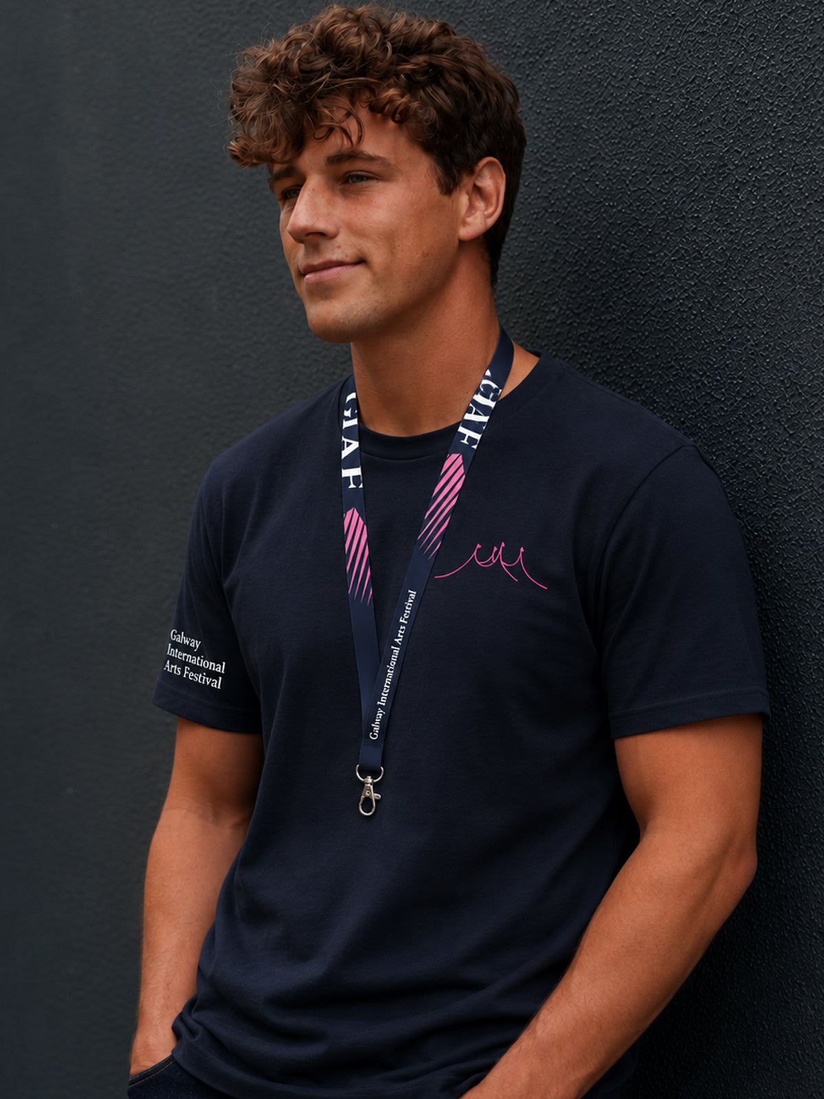 2026 Official Lanyard Navy / Pink