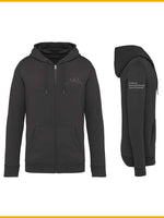 2024 Grey Organic Full Zip Big Top Logo Hoodie (Unisex)