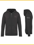 2024 Grey Organic Full Zip Big Top Logo Hoodie (Unisex)