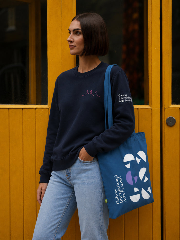 2026 Organic Blue Maxi Tote Bag