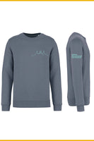 2024 Mineral Grey Organic Black Sweater (Unisex)