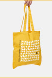 2023 Organic Premium Cotton Maxi Tote Bag Yellow