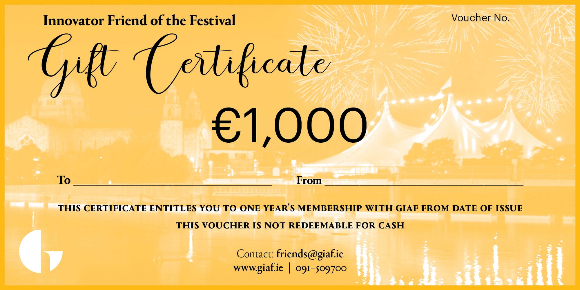 Innovator Friend Gift Certificate